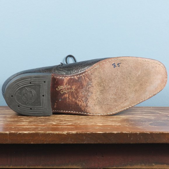 🇨🇦 VTG Florsheim Imperial McHale 8.5 D Kudu Plain Toe Derby 79163 Very Good - Picture 8 of 9